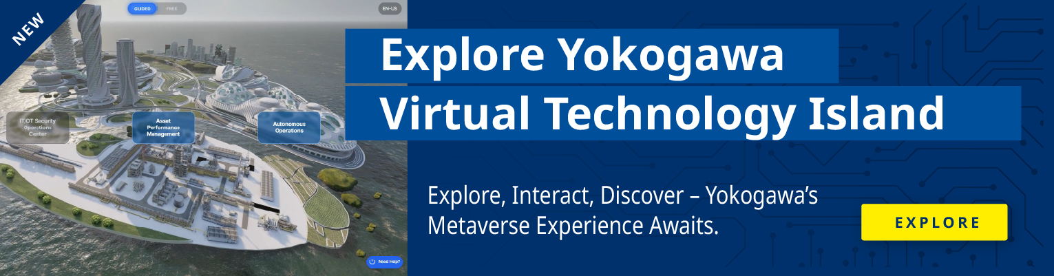 Yokogawa Virtual Technology Island - Virtual Showroom Banner 2